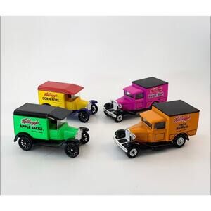 NEW Vintage Kelloggs Die Cast Trucks 4 PCs